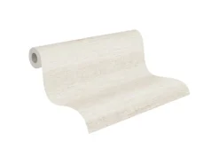 Vliestapete Struktur Matt Leicht Strukturiert Weiß Beige FSC®