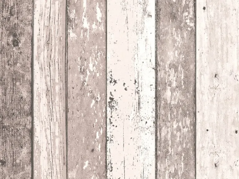 Vliestapete Surfing & Sailing Holz Beige FSC®