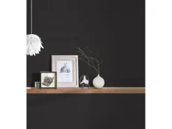 Vliestapete Trendwall 2 Uni Schwarz FSC®