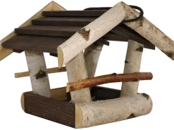 Vogelfutterhaus Birke/Pinie Braun Klein