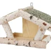 Vogelfutterhaus Hubertus mit Heudach 39 cm x 19 cm x 25 cm
