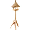 Vogelfutterhaus mit Ständer 50 cm x 30 cm x 120 cm