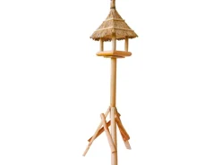 Vogelfutterhaus mit Ständer 50 cm x 30 cm x 120 cm