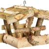 Vogelfutterstation mit Strohdach Modell C