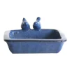 Vogeltränke 30 cm x 30 cm Blau