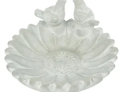 Vogeltränke 9,5 cm x 20,5 cm x 20,5 cm Zementgrau