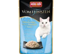 Vom Feinsten Katzen-Nassfutter in Sauce Huhn und Thunfisch 50 g