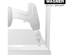 Wagner Designrahmen 710 mm x 300 mm Schwarz