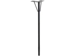 Wagner Möbelbein Hairpin Leg Retro 12 cm x 12 cm x 71 cm Stahl Schwarz