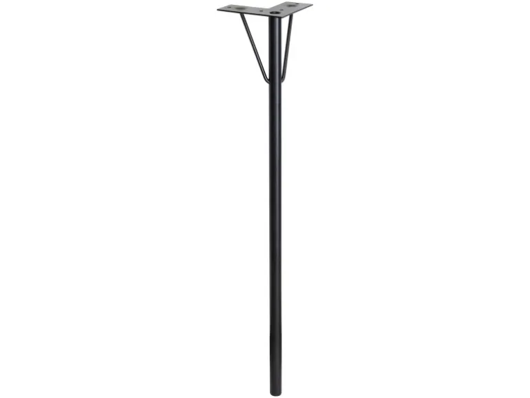 Wagner Möbelbein Hairpin Leg Retro 12 cm x 12 cm x 71 cm Stahl Schwarz