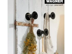 Wagner Möbelbein Industrial Pipe Ø 32,5 mm Länge 100 mm Schwarz