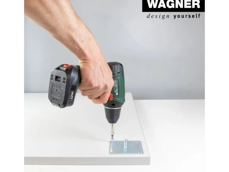 Wagner Möbelbein Telescope Ø 5 cm Justierbar 60 cm - 90 cm Alu