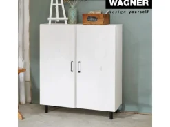 Wagner Möbelfuß Ø 5 cm Justierbar 8 cm - 10,5 cm Lichtgrau