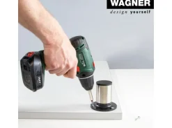 Wagner Möbelfuß Ø 5 cm Justierbar 8 cm - 10,5 cm Lichtgrau