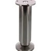Wagner Möbelfuß Ø 3,8 cm Länge 15 cm - 16,5 cm Edelstahl-Optik