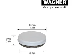 Wagner Möbelfuß Justus Lounge QuickClick 4er Set