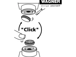 Wagner Möbelfuß Justus Lounge QuickClick 4er Set