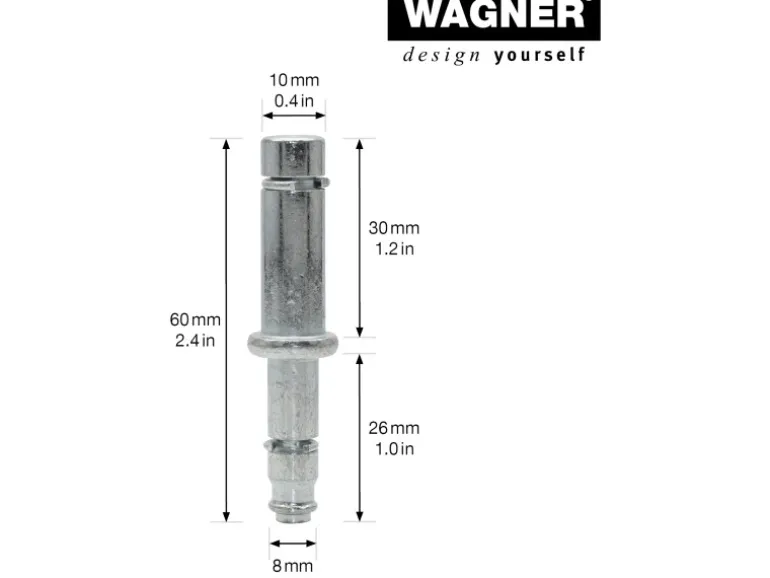Wagner Reduzierstift 60 mm 2 Stück