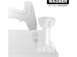 Wagner Sockelverstellfuß Justierbar L 115-185 mm Schwarz 4 Stück