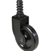 Wagner Teewagenrolle mit Stift + Hülse Tragkraft 25 kg Schwarz Ø 50 mm