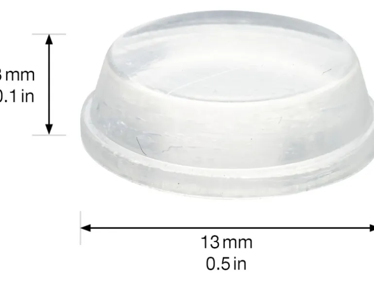 Wagner Topffüße Set Selbstklebend Transparent Ø 13 mm
