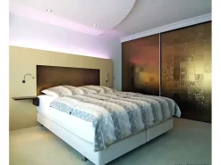 WALLFACE 13926 COLLAGE Luxus Leder Wand-Paneel Verkleidung Tapete Gold 2600 mm x 1000 mm x 3,5 mm 2,60 m2 Gold
