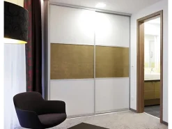 WALLFACE 13478 LEGUAN Leder Wand-Paneel Dekor Verkleidung Tapete Gold 2600 mm x 1000 mm x 1,5 mm 2,60 m2 Gold
