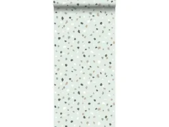 Walls4You Tapete Terrazzo-Motiv Mintgrün 0,53 x 10,05 m 935315