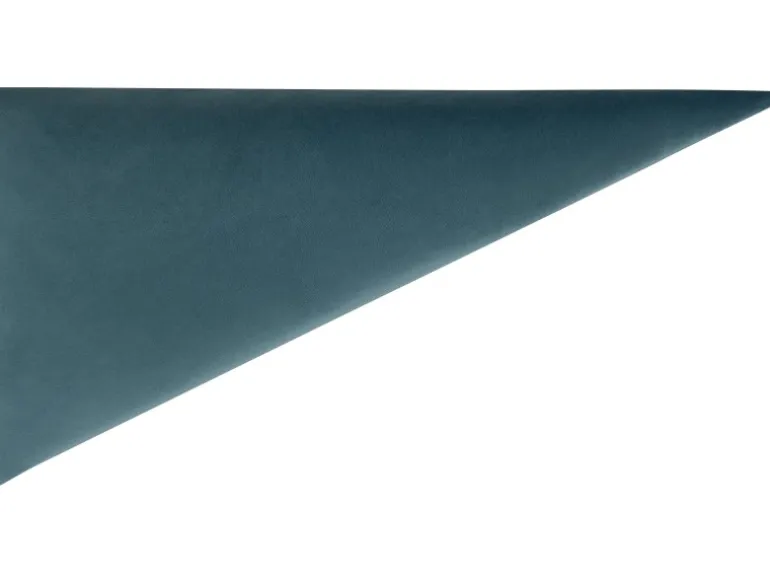 Wandkissen Dreieck 15 cm x 30 cm Petrol Samt