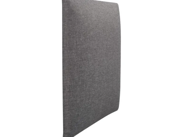 Wandkissen Quadrat 30 cm x 30 cm Dunkelgrau Struktur
