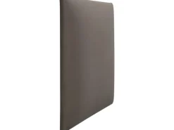 Wandkissen Quadrat 30 cm x 30 cm Dunkelgrau Samt