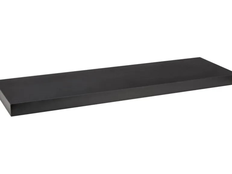 Wandregal Carlton 60 cm x 24 cm x 3,8 cm Schwarz