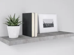 Wandregal Carlton 60 cm x 24 cm x 3,8 cm Beton