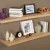 Wandregal Carlton Eiche Hell 118 cm x 23,5 cm x 3,8 cm