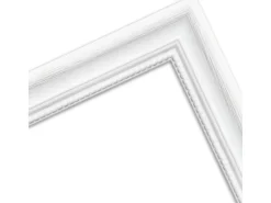 WANDStyle Bilderrahmen H390 aus Massivholz in Weiß gemasert 40 x 60 cm im Stil Landhaus