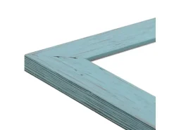 WANDStyle Bilderrahmen H750 aus Massivholz in Blau 40 x 60 cm im Stil Landhaus