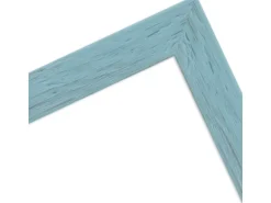 WANDStyle Bilderrahmen H750 aus Massivholz in Blau 40 x 60 cm im Stil Landhaus