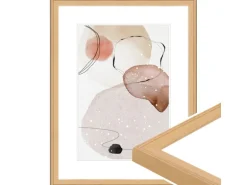 WANDStyle Bilderrahmen H320 aus Massivholz in Natur-Optik 15 x 20 cm im Stil Klassisch