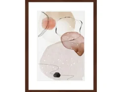 WANDStyle Bilderrahmen H950 aus Massivholz in Nussbaum-Optik 40 x 50 cm im Stil Modern