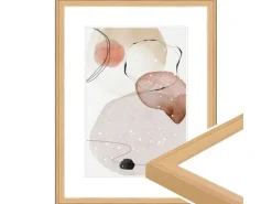 WANDStyle Bilderrahmen H320 aus Massivholz in Natur-Optik 20 x 20 cm im Stil Klassisch