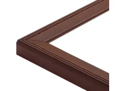 WANDStyle Bilderrahmen H320 aus Massivholz in Nussbaum-Optik 10 x 15 cm im Stil Klassisch