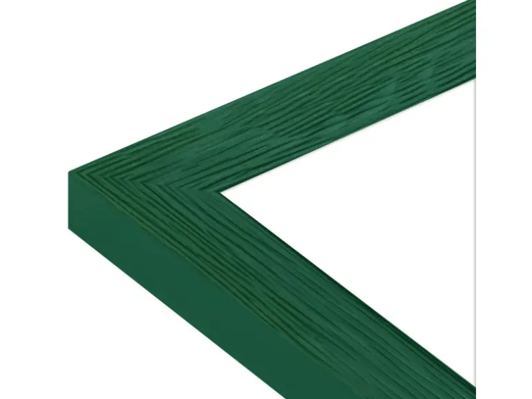 WANDStyle Bilderrahmen H300 aus Massivholz in Dunkelgrün 15 x 20 cm im Stil Modern