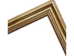 WANDStyle Bilderrahmen H450 aus Massivholz in Gold 40 x 50 cm im Stil Antik
