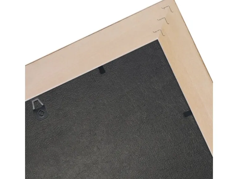 WANDStyle Bilderrahmen H450 aus Massivholz in Metall-Optik 30 x 40 cm im Stil Antik