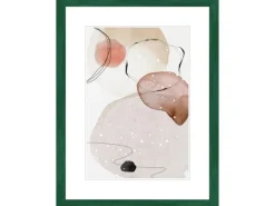 WANDStyle Bilderrahmen H300 aus Massivholz in Dunkelgrün 24 x 30 cm im Stil Modern