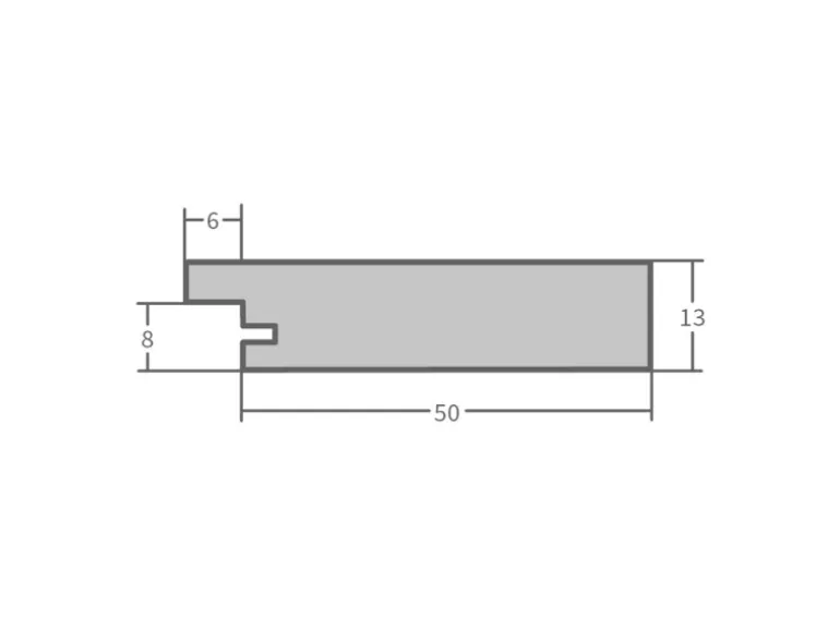WANDStyle Bilderrahmen H780 aus Massivholz in Eiche-Optik 20 x 30 cm im Stil Modern