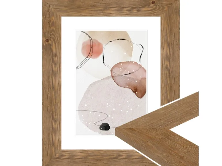 WANDStyle Bilderrahmen H780 aus Massivholz in Eiche-Optik 20 x 30 cm im Stil Modern
