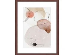 WANDStyle Bilderrahmen H320 aus Massivholz in Nussbaum-Optik 13 x 18 cm im Stil Klassisch