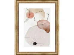 WANDStyle Bilderrahmen H450 aus Massivholz in Gold 29,7 x 42 cm im Stil Antik