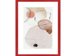 WANDStyle Bilderrahmen H300 aus Massivholz in Rot 10 x 15 cm im Stil Modern